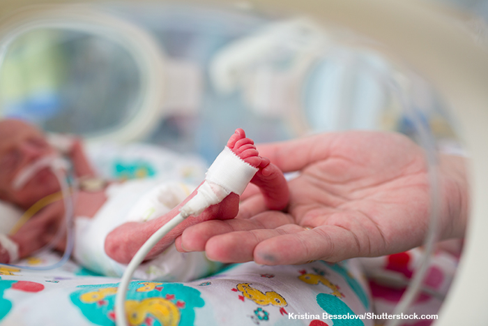 premature infant in NICU